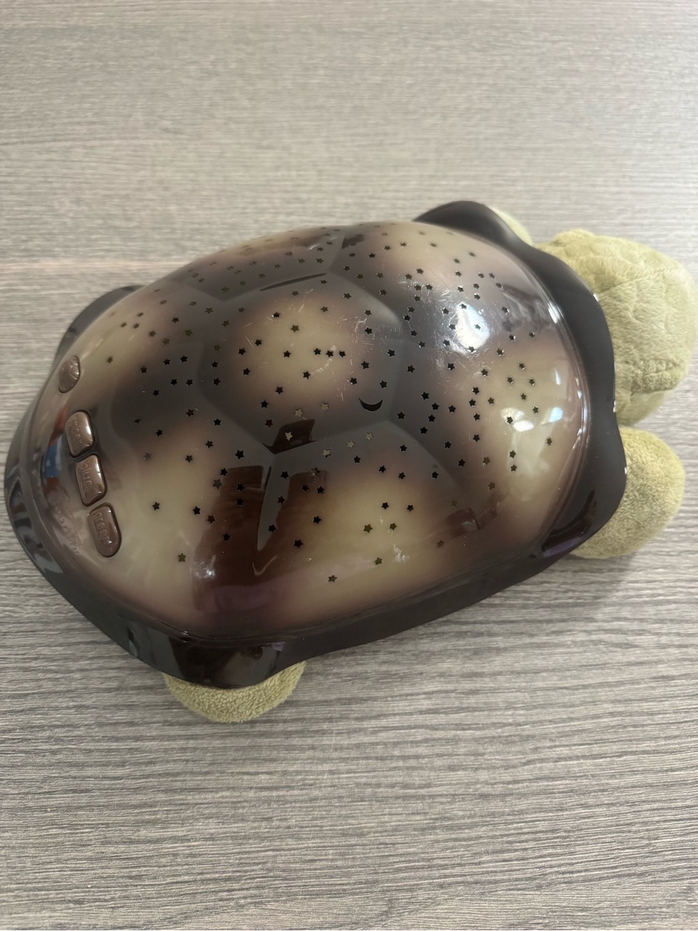 Cloud B Twilight Turtle Nightlight Star Projector Plush Amber Blue Green